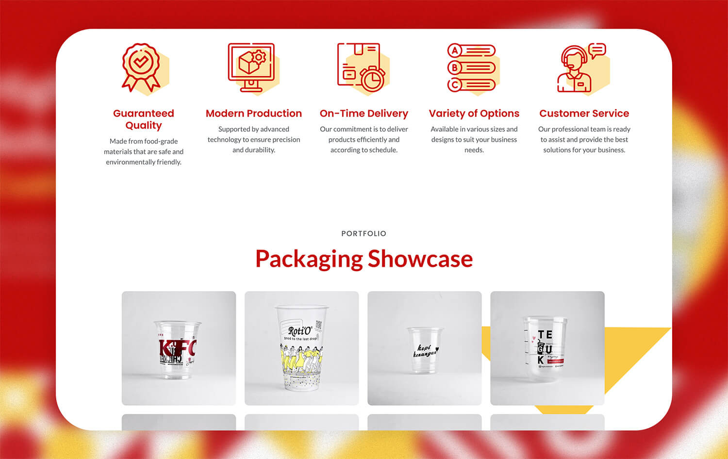 portfolio advanstudio - Packman Packaging Manufacture Website | Profile & Catalog Website Development