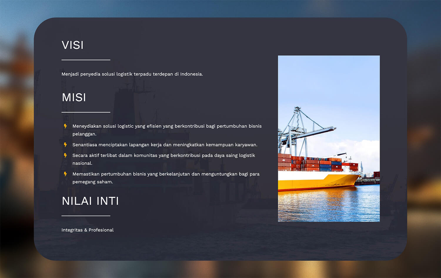 Portfolio Advanstudio - Primanusa Logistik Corporate Website
